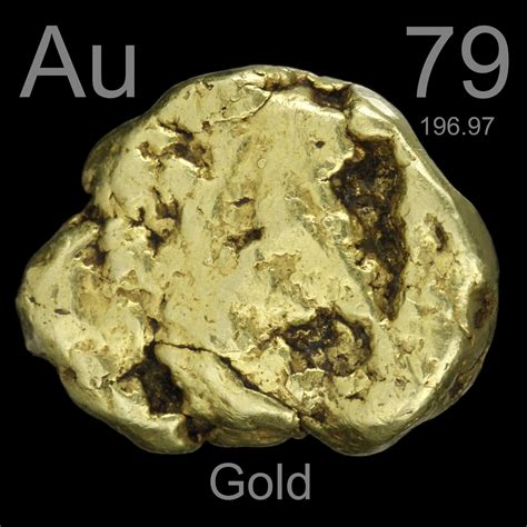 Sample Of The Element Gold In The Periodic Table