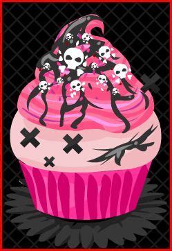 The Emo Est Cupcake By Deideidei On Deviantart Skull Cupcakes