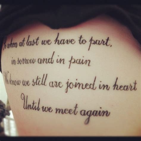 Till We Meet Again Tattoo Until We Meet Again Quotes QuotesGram