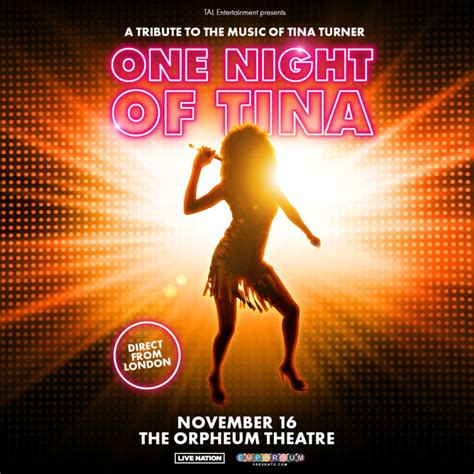 One Night of Tina: A Tina Turner Tribute Show in Los Angeles at