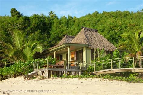 Pictures of Fiji - Yasawas-0014 - a Bure, beach hut at Waya island