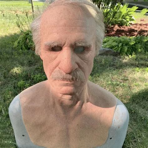 Latex Old Man Mask Male Disguise Realistic Masks Cosplay Costume