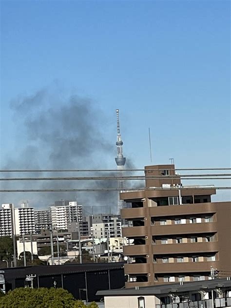 【火事】東京都江戸川区西葛西6丁目付近で火災！ 「真っ黒な煙上がってる」 現地の画像で被害状況まとめ まとめダネ！