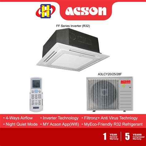 Acson Air Conditioner Hp Hp Ff Series Inverter R Refrigerant