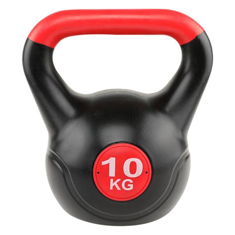 Atletis Kettlebell Pesa Rusa Cemento Color 10 Kg Negro