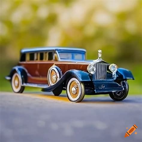 Replica Of A Vintage Rolls Royce Toy Car