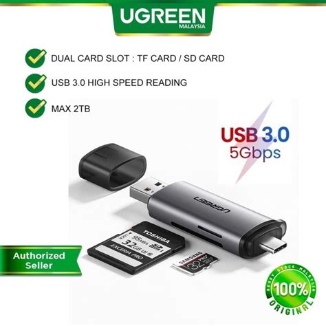 Ugreen In Sd Tf Card Reader Usb Type C Usb Otg Memory Card