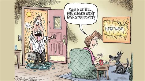 Editorial cartoon: Hellertoon: Heat wave