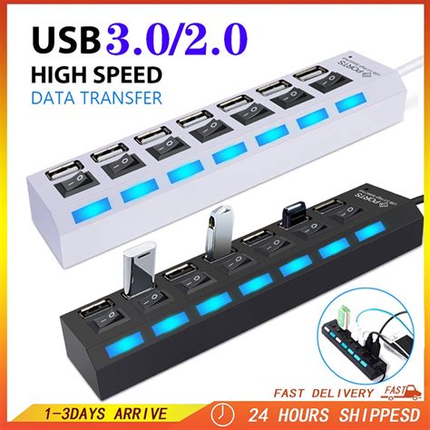 Usb Hub Usb Multi Usb Splitter Usb Hab Use Power Adapter Hub