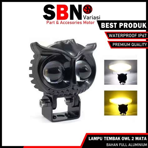 Jual Lampu Tembak Owl Mata Led Super Terang Sorot Foglamp Model