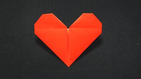 Cara Membuat Love Dari Kertas Origami Origami Easy Youtube