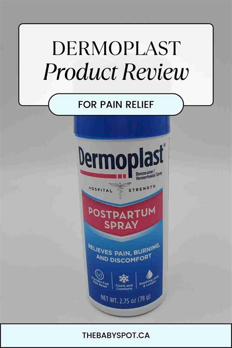 Dermoplast for Post Partum Aches and Pains