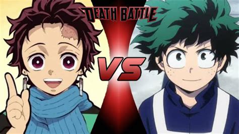 Tanjiro Kamado Vs Izuku Midoriya By Cobeeking On Deviantart