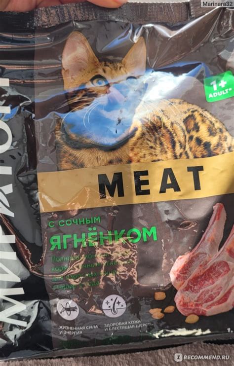 Корм для кошек МИРАТОРГ Winner meat с ягненком - «Хороший вариант ...
