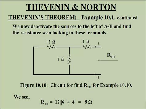 Thevenin Theorem And Norton Theorem Ppt