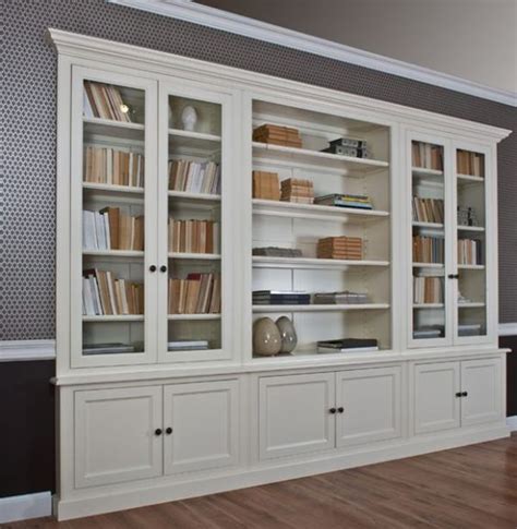 Modern Home Library Design with Built-in Shelves