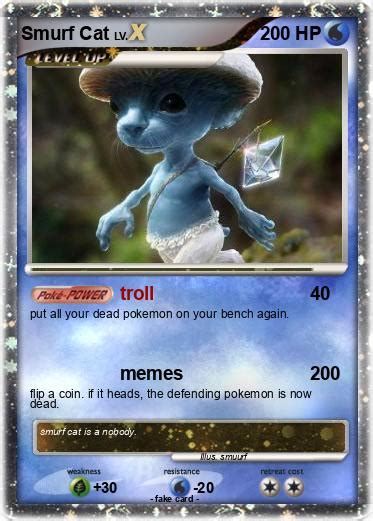 Pokémon Smurf Cat 156 156 Troll My Pokemon Card