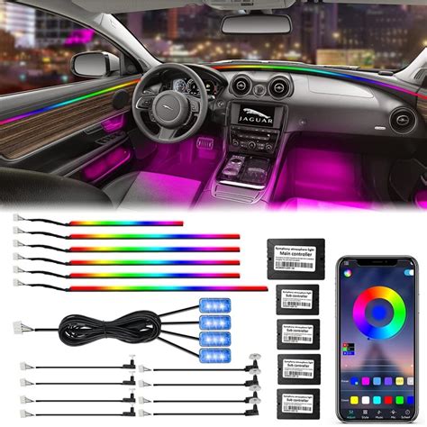 Magic Kit Pezzi Rgb Acrylic Led Light Interni Auto Decorativa Con