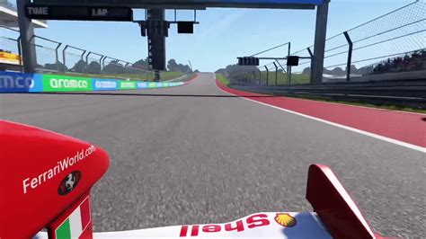 COTA Hotlap Ferrari F2004 1 36 8 YouTube