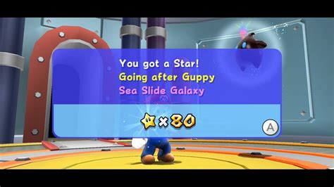 Super Mario Galaxy Sea Slide Galaxy Going After Guppy 80 YouTube