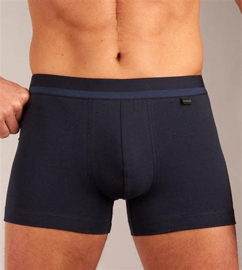 Schiesser Urban Originals Heren Boxershort Blauw Maat S Bol