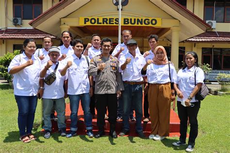 Pererat Sinergitas SMSI Bungo Silaturahmi Dengan Kapolres Bungo