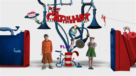 Dr Seuss The Cat In The Hat 2003 Dvd Menus