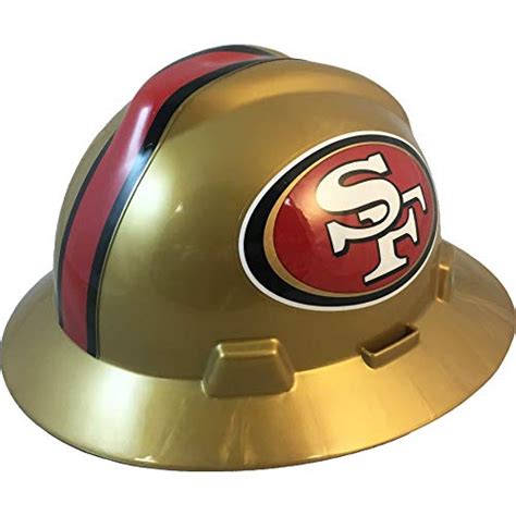 Msa 10194781 Nfl V Gard Full Brim Hard Hat San Francisco 49ers