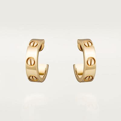 CRB8022500 - LOVE earrings - Yellow gold - Cartier