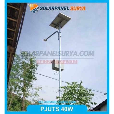 Jual Paket Lampu Pju Tenaga Surya Watt Lampu Jalan Pju Solar Cell