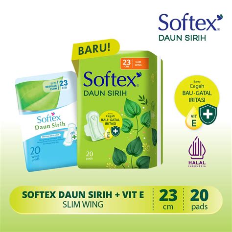 Jual Softex Daun Sirih Vitamin E Pembalut Cm Isi Pads Shopee