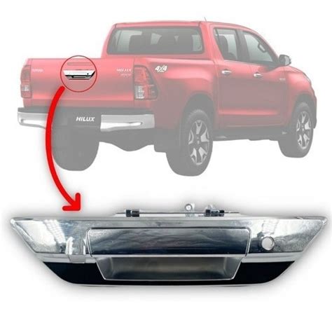 Puxador Cromado Da Tampa Traseira Hilux Novo