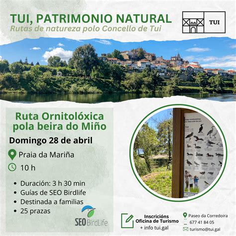 Ruta ornitológica por la orilla del Miño Tui Digital