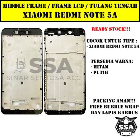 Jual Tulang Tengah Middle Frame Lcd Xiaomi Redmi Note A Original