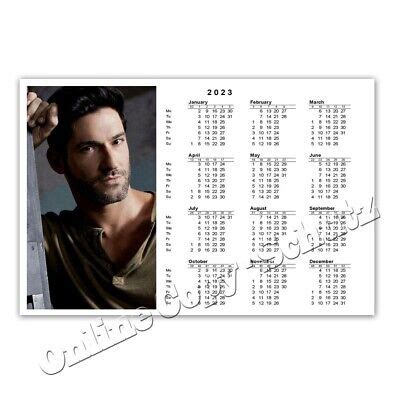 Tom Ellis Aka Lucifer Pocket Calendar K Calendar