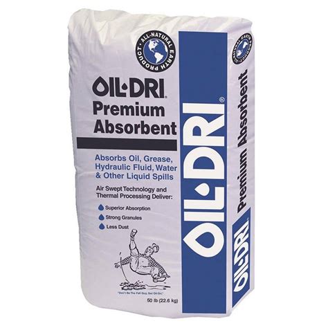 Oil Dri Premium Granular Clay Floor Absorbent - 50 lb Bag