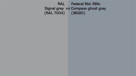 Ral Signal Grey Ral Vs Federal Std C Compass Ghost Gray