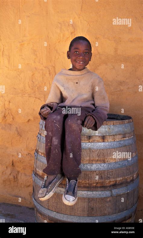 Portrait Of A Local Boy Fulmer Namibgrens Nr Klein Aub On The Back Rd