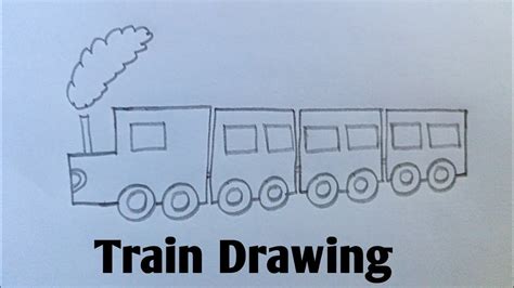 How To Drawing A Train Easy Step By Step