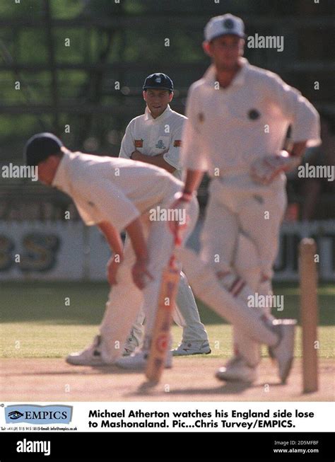 Michael Atherton Watches His England Side Lose To Mashonaland At The