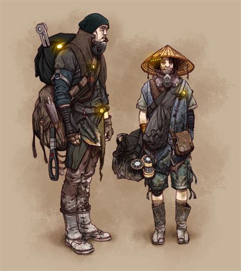 Artstation Scavengers Paul Simms Post Apocalyptic Costume