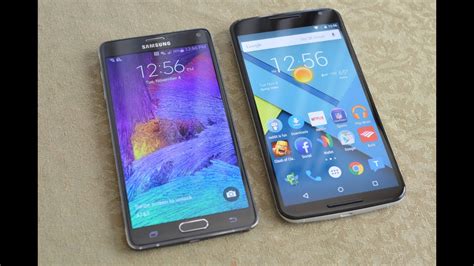 Nexus 6 Vs Note 4 Size Comparison YouTube