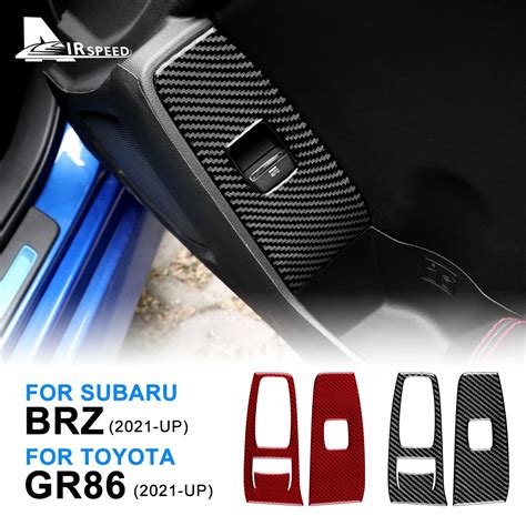 Pegatina De Fibra De Carbono Suave Para Subaru Brz Toyota Gr