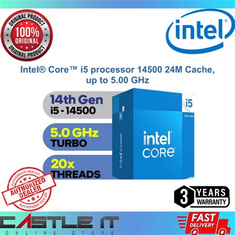 Intel Core I5 14th 14500 I5 14500 Processor 14 Cores 20 Threads 5ghz