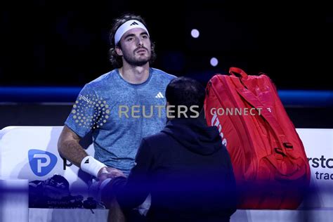 Injured Tsitsipas Quits Against Rune At Atp Finals The Fiji Times