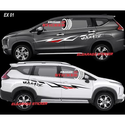 Stiker Mobil Mitsubishi Xpander Cutting Sticker Mobil Xpander Terbaru