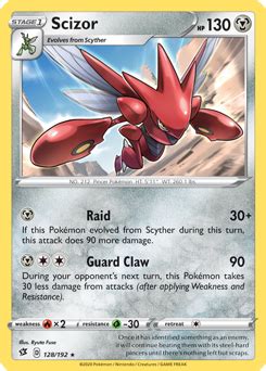 Pokemon Scizor Card