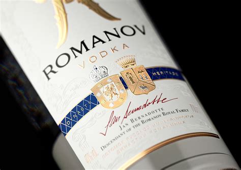 ROMANOV Vodka. Redesign, 2021 :: Behance