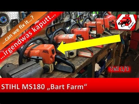 Interessante Sache Stihl MS180 BartFarm Schrott Von Der