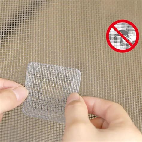 9pcs Or 15pcsset Adhesive Fix Net Window Home Anti Mosquito Fly Bug Insect Repair Screen Wall